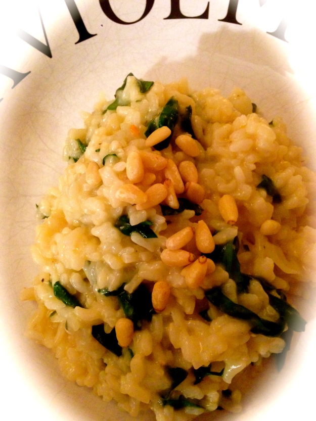 Rough weather risotto...